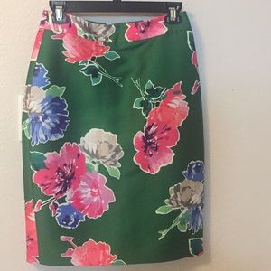 Kate spade floral pencil skirt